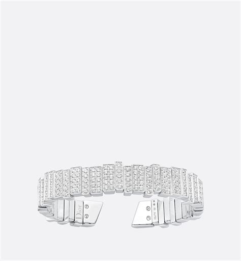 bracciale tessuto dior|Bracciale GEM DIOR Oro bianco e diamanti .